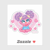 Abby Cadabby Valentine Hearts Graphic Aufkleber (Blatt)