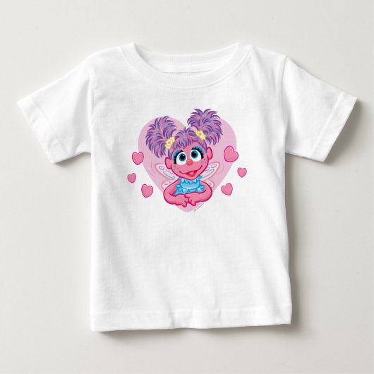 Abby Cadabby Valentine Hearts Graphic Baby T-shirt (Vorderseite)
