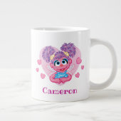 Abby Cadabby Valentine Hearts Graphic Jumbo-Tasse (Rechts)