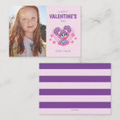 Abby Cadabby Valentine Hearts Graphic Mitteilungskarte (Vorne/Hinten)