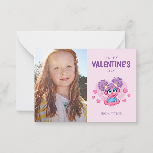 Abby Cadabby Valentine Hearts Graphic Mitteilungskarte (Vorderseite)