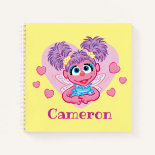 Abby Cadabby Valentine Hearts Graphic Notizblock