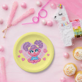 Abby Cadabby Valentine Hearts Graphic Pappteller (Party)