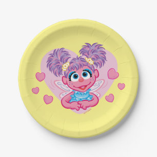 Abby Cadabby Valentine Hearts Graphic Pappteller