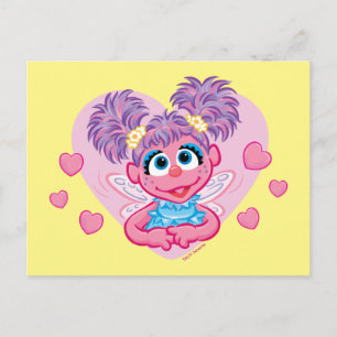 Abby Cadabby Valentine Hearts Graphic Postkarte