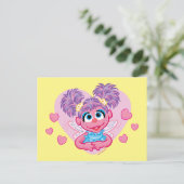 Abby Cadabby Valentine Hearts Graphic Postkarte (Stehend Vorderseite)