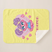 Abby Cadabby Valentine Hearts Graphic Sherpadecke (Vorderseite (Horizontal))