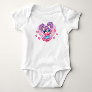 Abby Cadabby Valentinstag-Herzen Grafik Baby Strampler