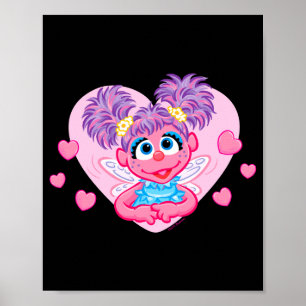 Abby Cadabby Valentinstag-Herzen Grafik T-Shirt  Poster