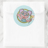 Abby Cadabby Vintag Runder Aufkleber (Tasche)