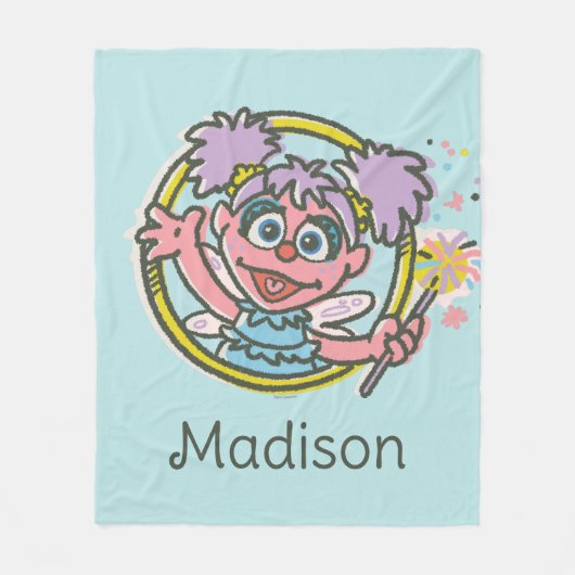 Abby Cadabby Vintage Fleecedecke (Vorderseite)
