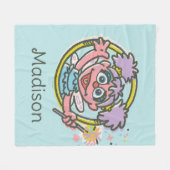 Abby Cadabby Vintage Fleecedecke (Vorderseite (Horizontal))