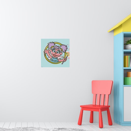 Abby Cadabby Vintage Poster (Kinderzimmer 1)