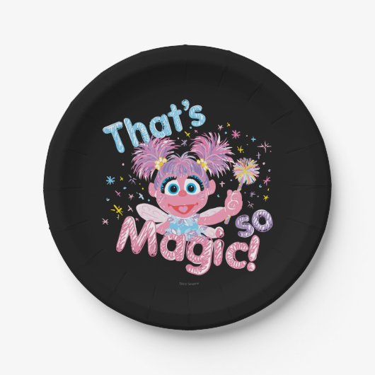 Abby Cadabby Wand Pappteller (Vorderseite)