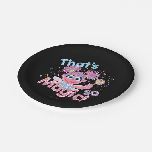 Abby Cadabby Wand Pappteller (Schrägansicht)