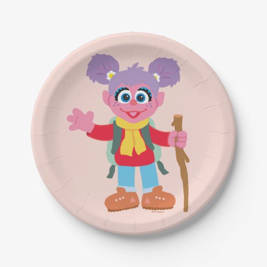 Abby Cadabby Wandern Pappteller (Vorderseite)