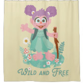 Abby Cadabby | Wild und frei Duschvorhang (Vorderseite)