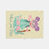 Abby Cadabby | Wild und frei Fleecedecke (Vorderseite (Horizontal))