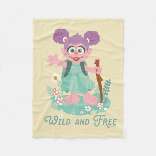 Abby Cadabby | Wild und frei Fleecedecke (Vorderseite)