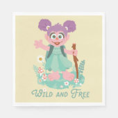 Abby Cadabby | Wild und frei Serviette (Vorderseite)