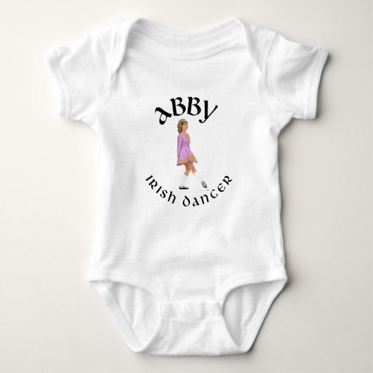 ABBY Custom Irish Dance Products Baby Strampler (Vorderseite)