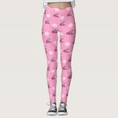 Abby Doodley Cloud Pattern Leggings (Vorderseite)