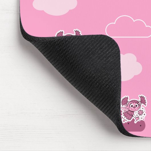 Abby Doodley Cloud Pattern Mousepad (Ecke)