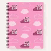 Abby Doodley Cloud Pattern Notizblock (Vorderseite)