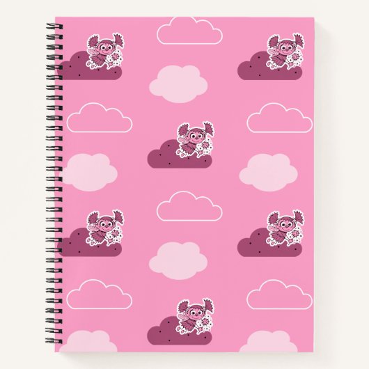 Abby Doodley Cloud Pattern Notizblock (Vorderseite)
