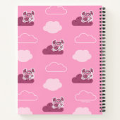 Abby Doodley Cloud Pattern Notizblock (Rückseite)