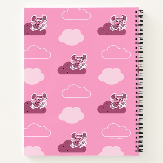 Abby Doodley Cloud Pattern Notizblock (Rückseite)