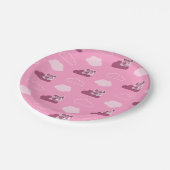 Abby Doodley Cloud Pattern Pappteller (Schrägansicht)