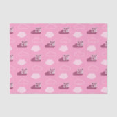 Abby Doodley Cloud Pattern Seidenpapier (Vorderseite)