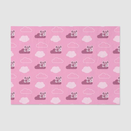Abby Doodley Cloud Pattern Seidenpapier (Vorderseite)