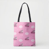 Abby Doodley Cloud Pattern Tasche (Vorderseite)