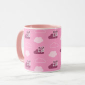 Abby Doodley Cloud Pattern Tasse (Vorderseite Links)