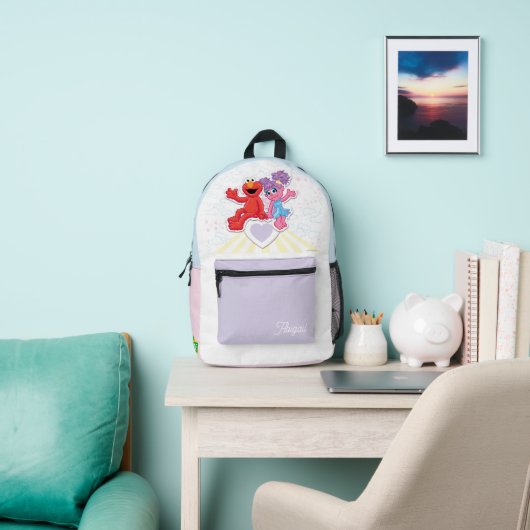 Abby & Elmo Grafik Bedruckter Rucksack (InSitu)