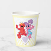 Abby & Elmo Grafik Pappbecher (Rückseite)