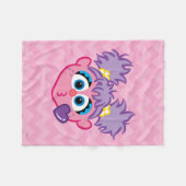 Abby Face Throwing a Kiss Fleecedecke (Vorderseite (Horizontal))