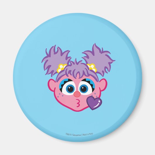 Abby Face wirft einen Kuss Magnet (Vorne)