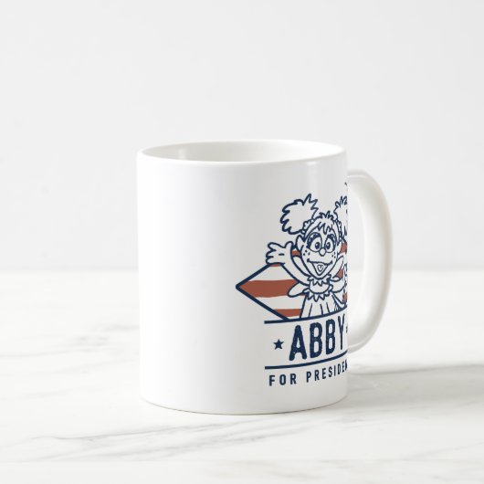 Abby für Präsident Kaffeetasse (VorderseiteRechts)
