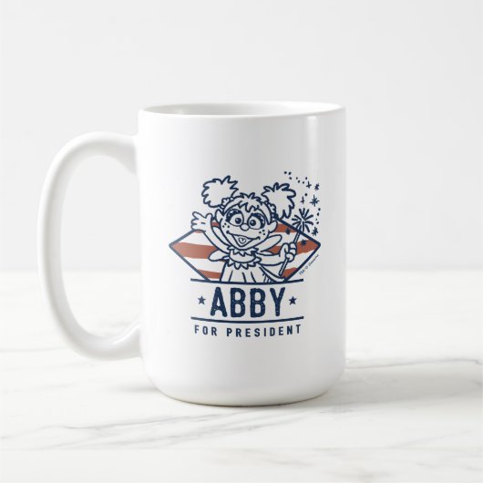 Abby für Präsident Kaffeetasse (Links)
