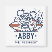 Abby für Präsident Magnet (Vorne)