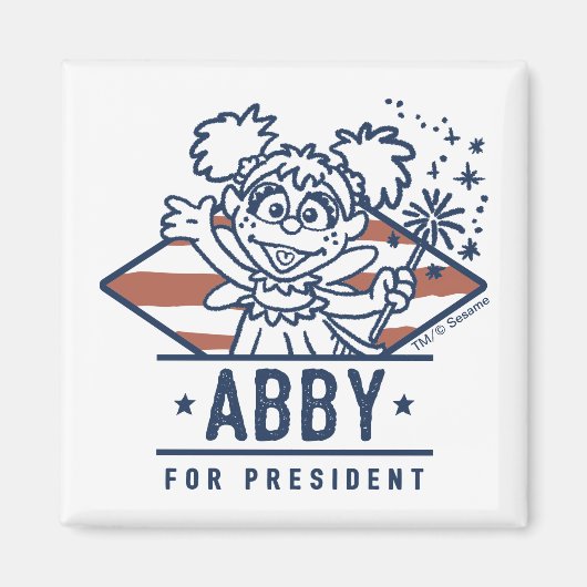 Abby für Präsident Magnet (Vorne)