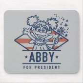 Abby für Präsident Mousepad (Vorne)