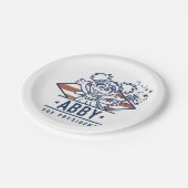 Abby für Präsident Pappteller (Schrägansicht)