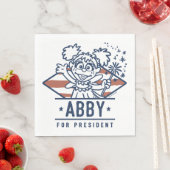 Abby für Präsident Serviette (Beispiel)