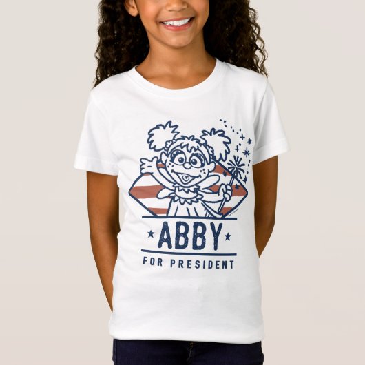 Abby für Präsident T-Shirt (Vorderseite)