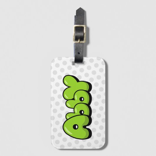 Abby Gepäckanhänger (Vorderseite Vertikal)