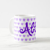 Abby in Lila Kaffeetasse (Vorderseite Links)
